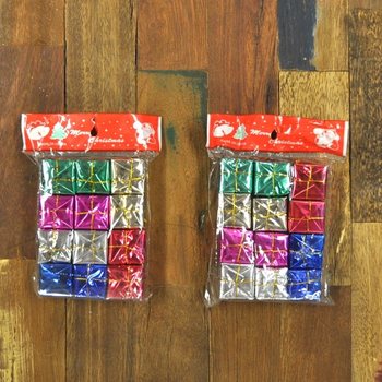 Dekorasi Kado Natal Mini (Isi 12 pcs)