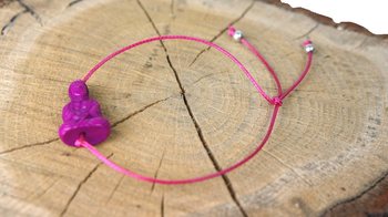 Gelang Ibiza Buddha Ungu Terong (1 pcs)
