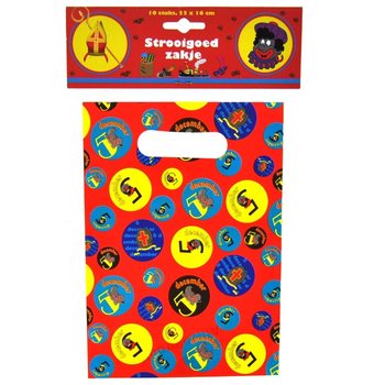 10 Pcs Kantong Hadiah Sinterklaas / Santo Nikolas 22 x 16 cm (6 set)