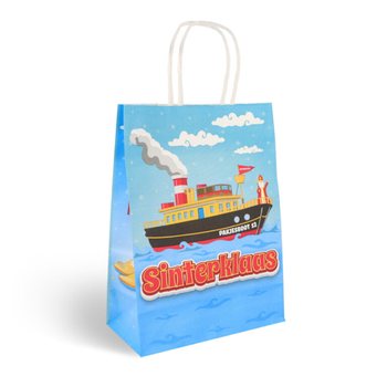 Kantong Kado Kertas Sinterklaas / Santo Nikolas - 16x8x22 cm (12 pcs)