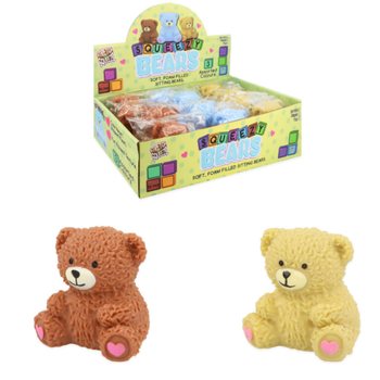 SQUISHY BERUANG SQUEEZY - WARNA CAMPUR - DALAM DISPLAY (12 pcs)