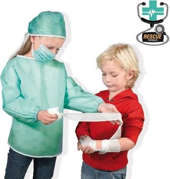 Ses Clowny - Set Kostum Dokter Bedah (1 pc)