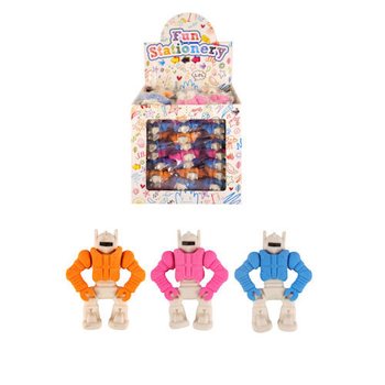 Penghapus Model Robot Besar dalam Display (60 pcs)