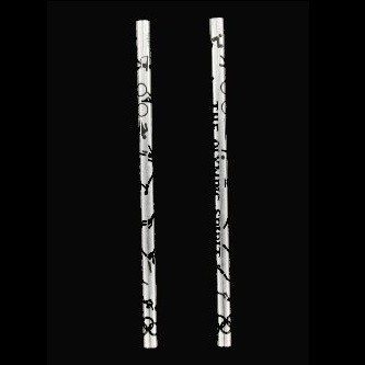 Pensil Kayu Perak/Hitam (144 pcs)