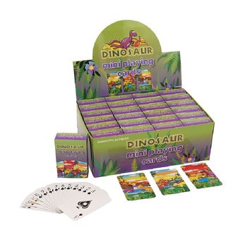 KARTU REMI MINI – MODEL: DINOSAURUS DALAM DISPLAY (24 pcs)