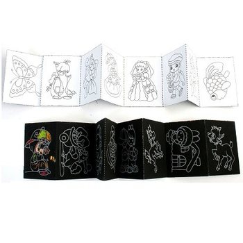 Buku Mewarnai Gores Ajaib (47 pcs)
