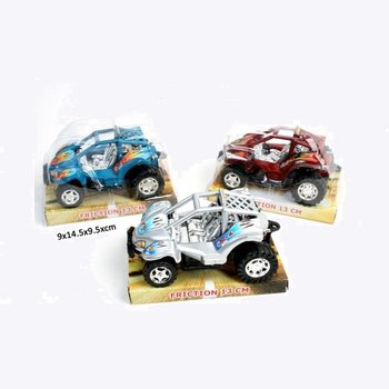 BUGGY GESEK KEREN PADA KARTU BLISTER, PANJANG 13 CM (12 pcs)