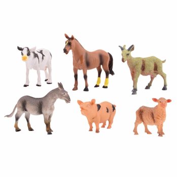 ANIMAL WORLD - MAINAN SET 6 PCS FIGUR HEWAN TERNAK (1 Pcs)