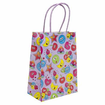 Kantong Hadiah Kertas Smiley - 16x9x22 cm (12 buah)
