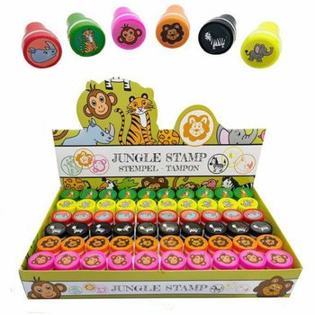 Stempel Hewan Hutan dalam Display (60 buah)