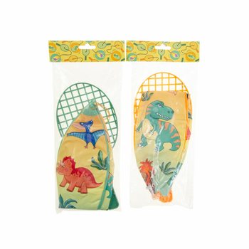 Raket Paddle dengan Bola - Dinosaurus (12 pcs)