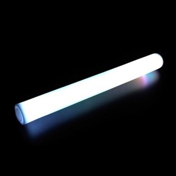 Stick LED Foam Warna Tunggal - Tongkat Lampu Pesta - PUTIH (24 pcs)