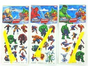 STIKER GOSOK / TRANSFER MARVEL HEROES (24 pcs)