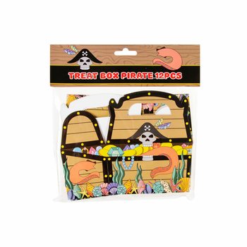 Kotak Hadiah Bajak Laut 12x12.5x6 Cm (12 Pcs)