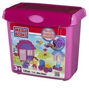 MEGABLOKS MINI BLOKS - 7540 Mainan Balok Susun (100 Pcs)