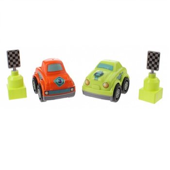 Set Balok Susun Lintasan Balap, untuk Anak Usia 18 Bulan+ (2 pcs)