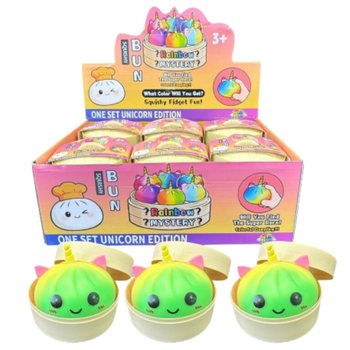 RAGE - Squishy Bun Dumplings BESAR - EDISI UNICORN (8.5 x 8.5 x 7.5 cm) (12 pcs)