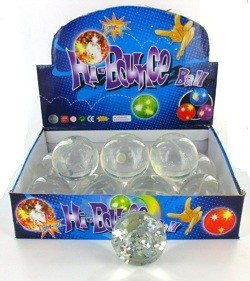 Bola Bekel Glitter - 6 cm (12 pcs)
