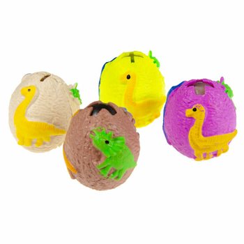 Mainan Remas Telur Dinosaurus Squeeze dalam Display (12 pcs)