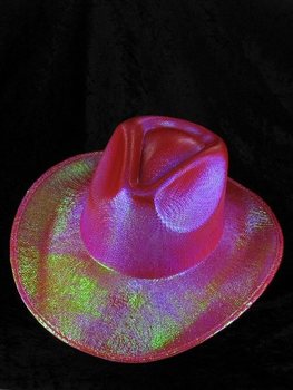Topi Cowboy Glitter - Merah