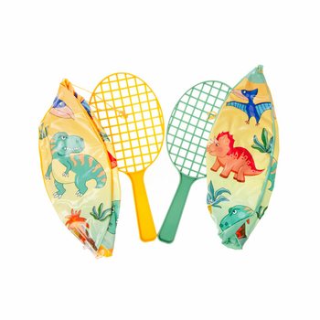 Raket Paddle dengan Bola - Dinosaurus (12 pcs)