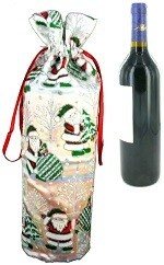 Tas Botol Anggur Natal yang Indah (12 pcs)