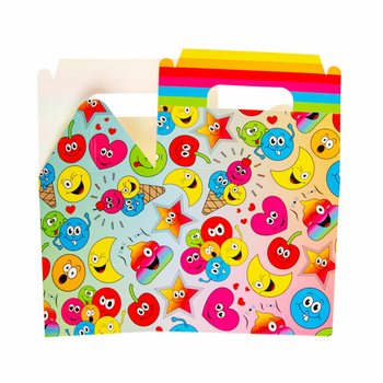 Kotak Menu / Kotak Souvenir Bingkisan Smiley 14x10x17 Cm (12 Pcs)