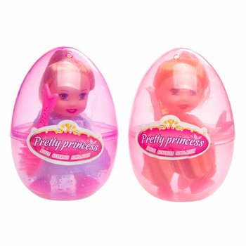 Boneka Mini Lucu dalam Telur Kejutan di Display (12 Pcs)