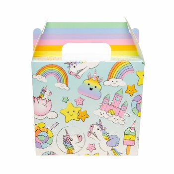 Kotak Menu Anak / Kotak Hadiah Unicorn 14x10x17 cm (12 pcs)