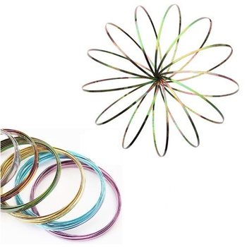 **RAGE 2018** Magic Rings / Flow Rings - Cincin Ajaib 3D Kinetik - MULTI COLOR | DENGAN KARTU (10 Pcs)
