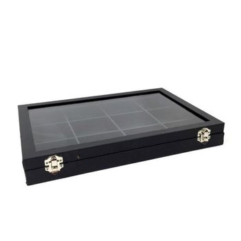 DISPLAY MANIK-MANIK HITAM 12 SEKAT + TUTUP