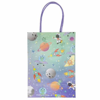 Tas Hadiah Kertas Luar Angkasa - 12 Buah