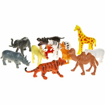 Mainan Figur Hewan Liar 12 Pcs (Isi 12)