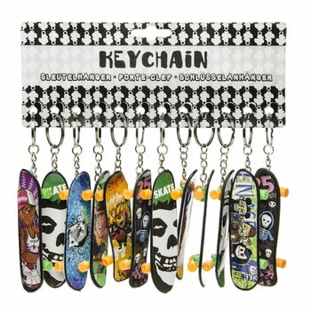 Gantungan Kunci Skateboard Jari (48 pcs)