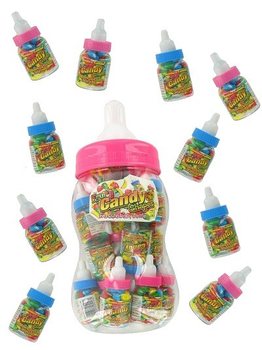 20 Botol Susu Bayi Mini dengan Permen dalam Botol Besar (2x20 pcs)