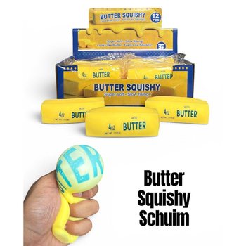 RAGE - SQUISHY BUTTER / MENTEGA - Isi Busa - SLOW RISING - Ukuran 11x4x4 Cm - DALAM DISPLAY (12 Pcs)