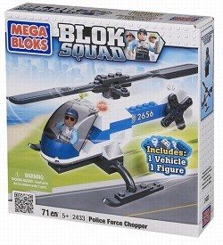 MEGABLOKS BLOK SQUAD HELIKOPTER POLISI - 2433 (1 pc)
