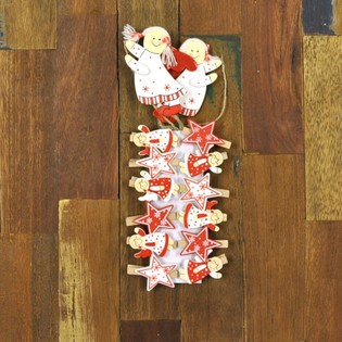 Tali Jemuran Dekorasi Natal (6 pcs.)