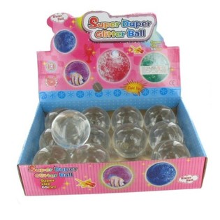 Bola Bekel Glitter dalam Display (12 pcs)