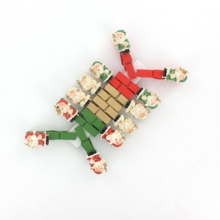 12 PENJEPIT JEMURAN SINTERKLAS (12 pcs)