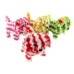 Mainan Anjing Berjalan & Menggonggong Warna-Warni Kef Kef (12 pcs)
