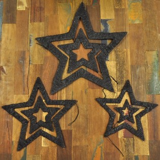 BINTANG NATAL 3 BAGIAN (2 pcs)