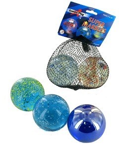 2 KELERENG SUPER BESAR (GIGANTIS) 60mm DALAM KANTONG (12 pcs.)