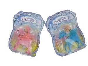 Kuda Pegasus dengan Boneka (2 pcs)