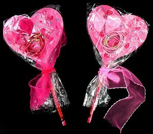 SET AKSESORIS RAMBUT ANAK PEREMPUAN BENTUK HATI (12 pcs)
