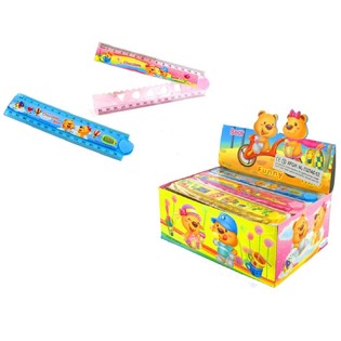 Penggaris Beruang Lipat dalam Display (48 pcs)