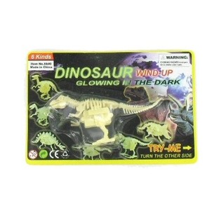DINO PUTAR GLOW IN THE DARK (6 pcs)