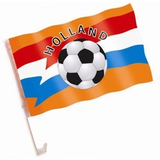 Bendera Mobil Suporter Sepak Bola Belanda (6 pcs)