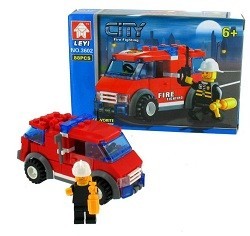 BRICKS BALOK SUSUN PETUGAS PEMADAM KEBAKARAN (6 pcs)