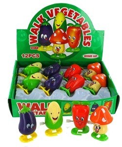 Mainan Sayuran Berjalan Putar (12 pcs)
